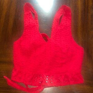 Women’s open back tank top